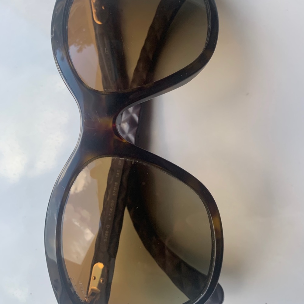 Chanel Tortoise Shell Sunglasses - image 5